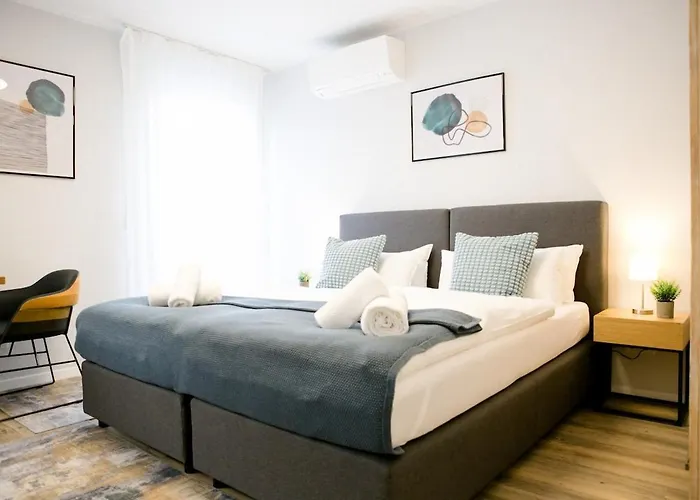 Bonquartier - Luxapt#1 Self Check-in Mit Kueche, Klimaanlage Und Parkplatz Sankt Augustin